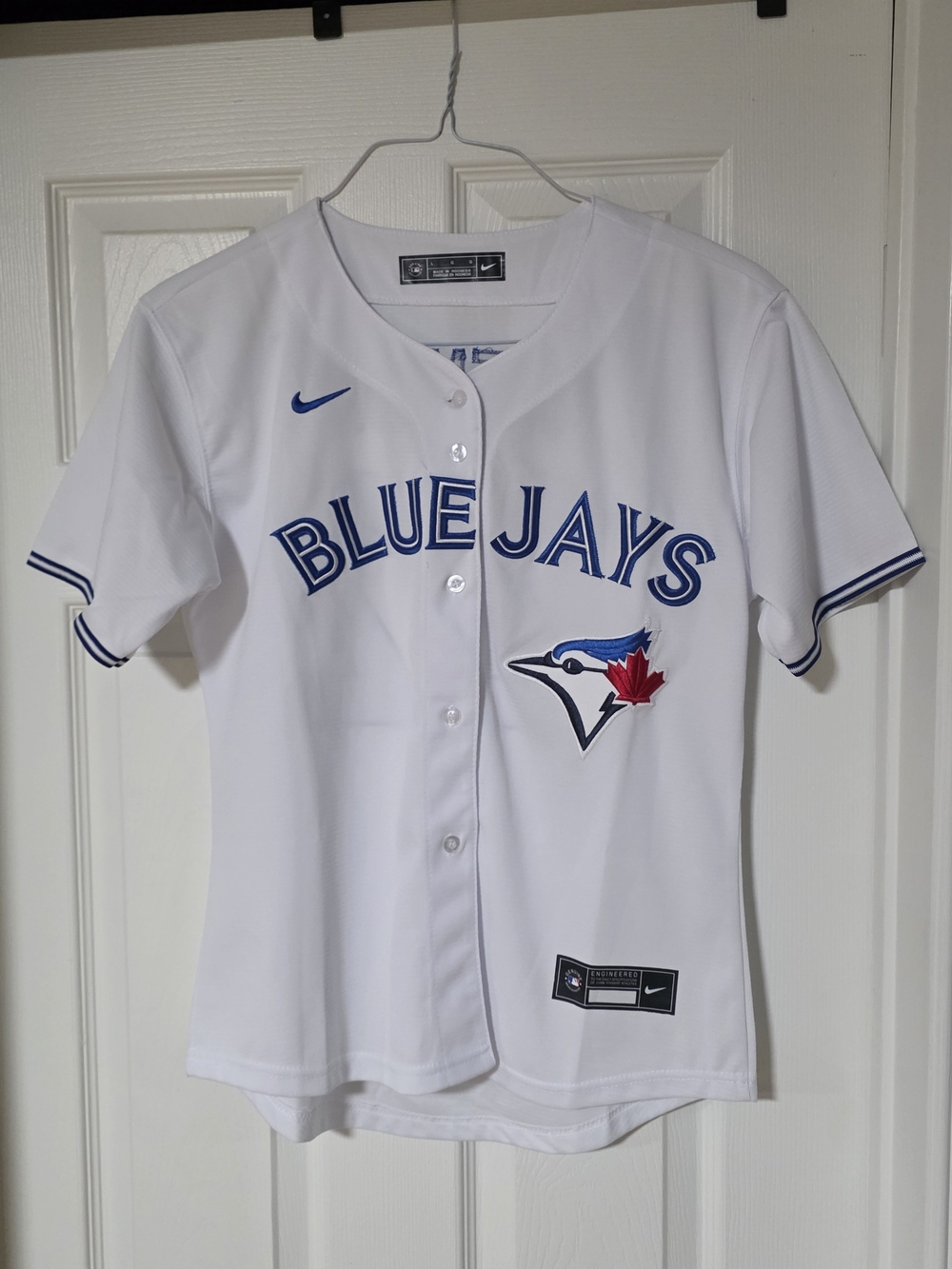 Toronto Blue Jays Jersey (Womens, Size L)